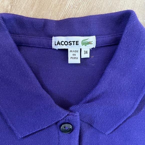 LACOSTE Woman's Slim Fit Stretch Mini Pique *EUC - Picture 3 of 6